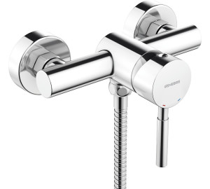 Single lever shower mixer with kit
